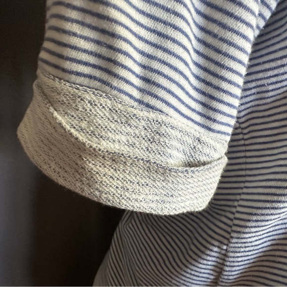 MARC NEW YORK Short Sleeve Striped Hoodie - Picture 4 of 9